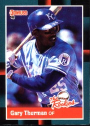 1988 Donruss Rookies Baseball Cards    033      Gary Thurman
